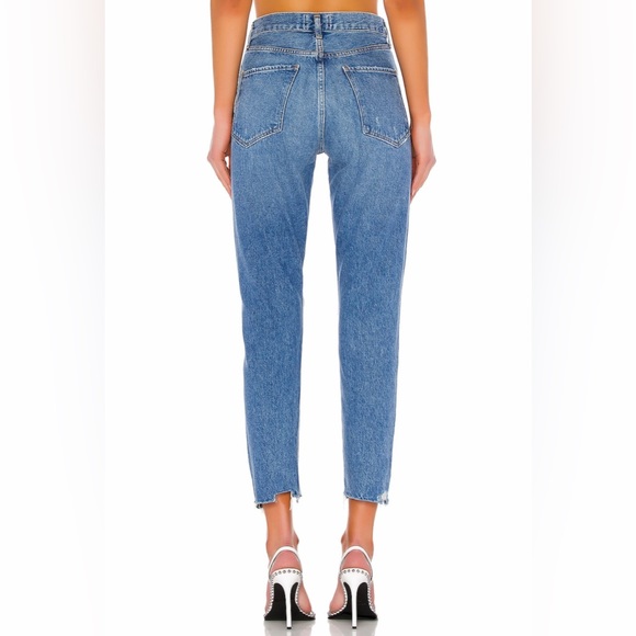 Agolde Jamie High Rise Straight Ankle Jean - Picture 4 of 6